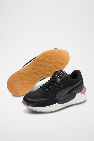 Sneakers in pelle scamosciata RS-98 Metallic - Nero