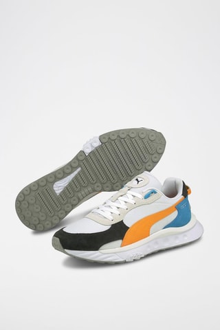 Sneakers Wild Rider Rollin - Bianco e arancione