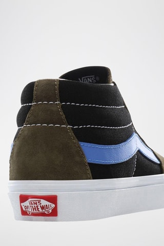 Sneakers alte in pelle scamosciata SK8 Vintage Sport - Kaki