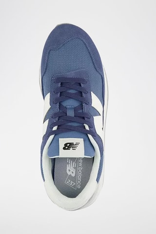 Sneakers in pelle scamosciata 237 - Blu e grigio