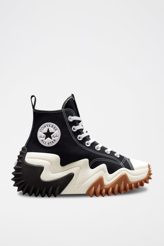 Sneakers alte platform Run Star Motion HI - Nero ed ecrù