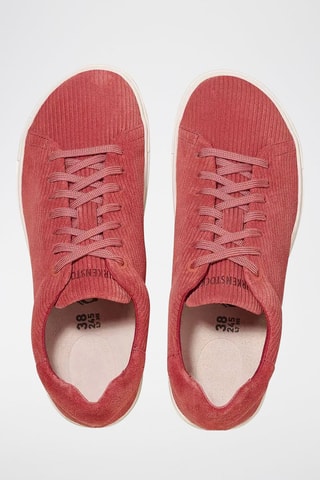 Sneakers in velluto a costine Bend Low Cord Leve - Rosso 