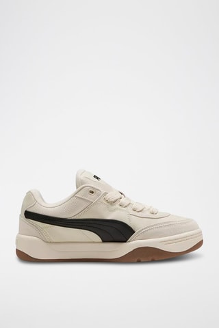 Sneakers in pelle Palermo Vintage - Beige