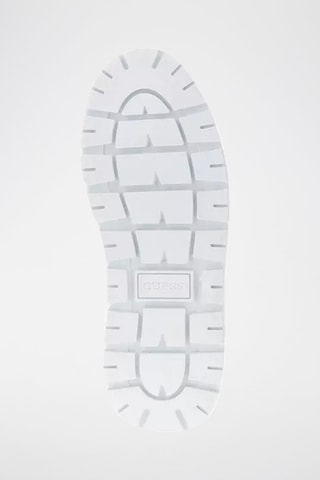 Baskets imbottite con platform Terria2 - Bianco