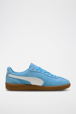 Sneakers in pelle scamosciata Palermo - Azzurro