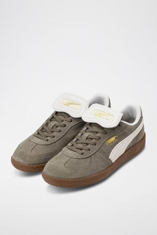Sneakers in pelle scamosciata Palermo Premium Suede - Verde oliva