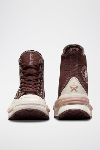 Sneakers alte platform in pelle Run Star Legacy Cx - Bordeaux