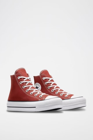 Sneakers alte platform Hi All Star Lift - Rosso