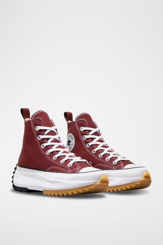 Sneakers platform alte Run Star Hike HI - Rosso