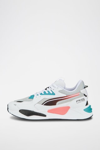 Sneakers RS-Z Tech in pelle - Bianco e rosa