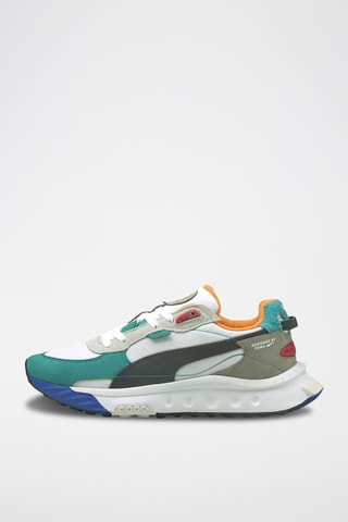 Sneakers in pelle Wild Rider Layer - Bianco