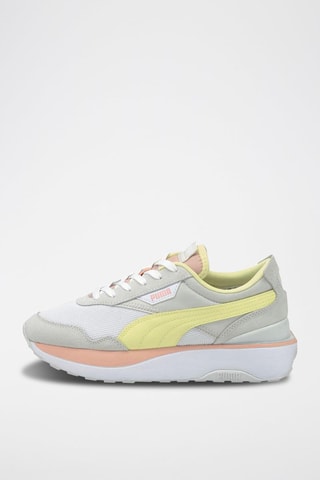 Sneakers Cruise Rider Silk - Bianco e giallo