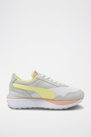 Sneakers Cruise Rider Silk - Bianco e giallo