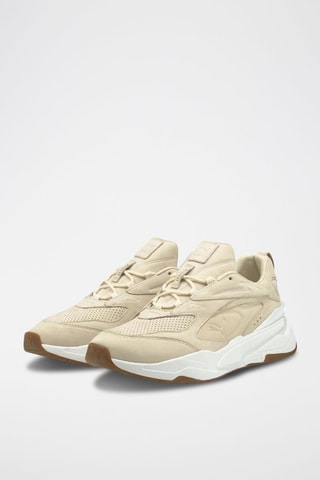 Sneakers in pelle RS Fast  -  Beige