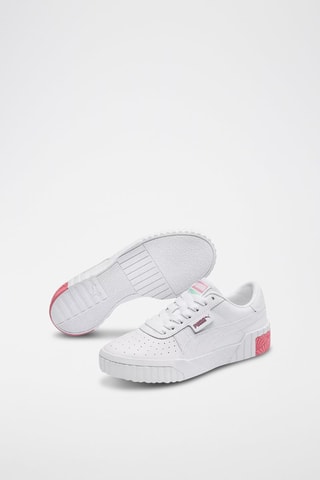 Sneakers platform in pelle JR Cali - Bianco