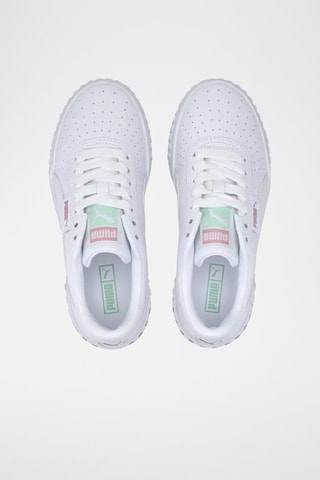 Sneakers platform in pelle JR Cali - Bianco