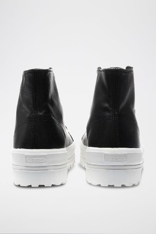 Sneakers alte in pelle 2341-ALPINA - Nero