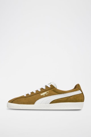 Sneakers in pelle scamosciata Te-Ku Prime - Cammello e bianco