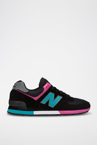 Sneakers 576 - Nero e turchese
