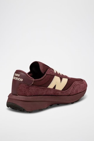 Sneakers platform in pelle 370 - Bordeaux