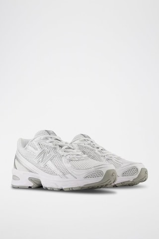 Sneakers 740 - Bianco e argentato