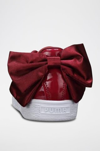 Sneakers in pelle verniciata Bow Patent - Rosso