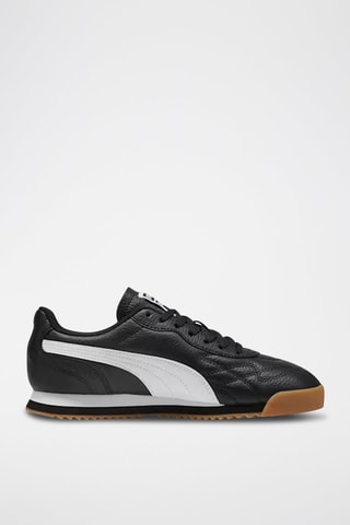 Sneakers in pelle Roma Anniversario - Nero e bianco