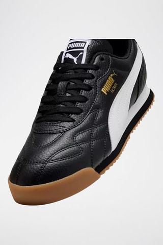 Sneakers in pelle Roma Anniversario - Nero e bianco