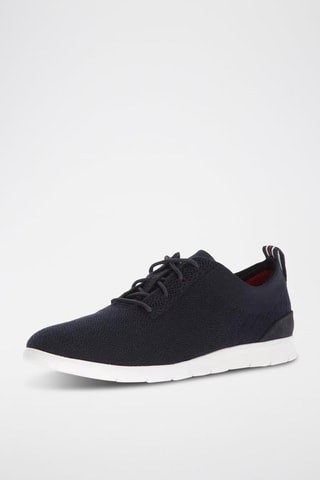 Sneakers in pelle scamosciata Feli Hyperweave - Navy