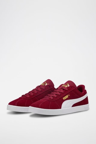 Sneakers in pelle scamosciata Club II JR - Bordeaux