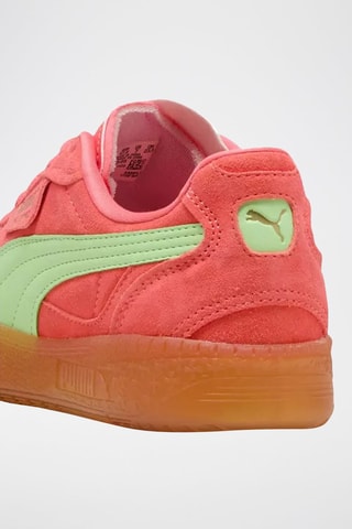 Sneakers in pelle scamosciata Palermo Moda Xtra Gum - Arancione e giallo