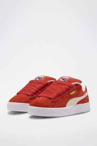 Sneakers in pelle scamosciata XL - Rosso