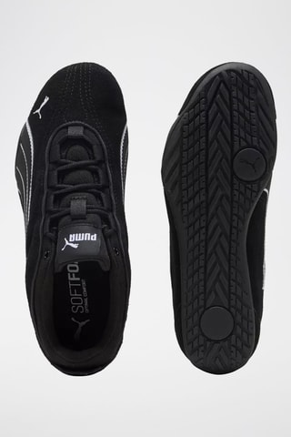 Sneakers in pelle scamosciata Catch Soleil - Nero e bianco