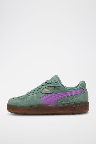 Sneakers da trail in pelle scamosciata Palermo Moda Xtra Gum  - Kaki