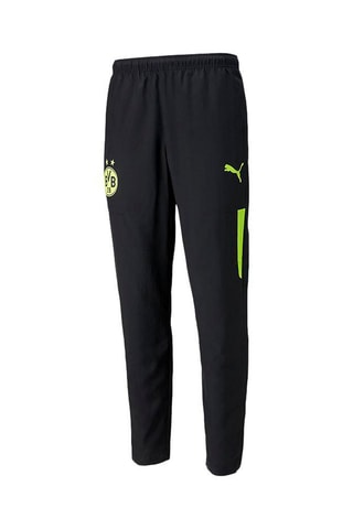 Pantaloni da calcio Puma BVB Prematch Woven - Nero