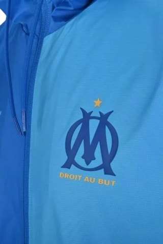 Giacca con cappuccio Olympique de Marseille - Blu
