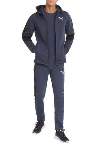 Giacca con cappuccio FD Evostripe - 
Navy