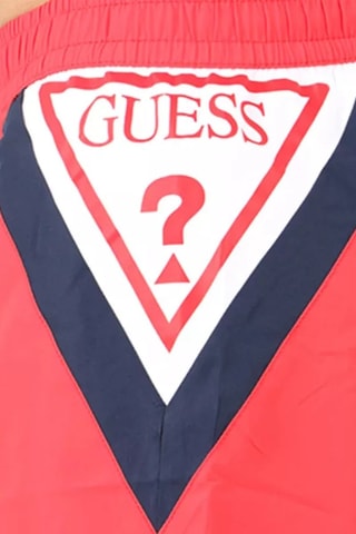 Costume shorts - Rosso e bianco