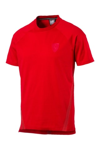 T-shirt Ferrari S Shield - Rosso