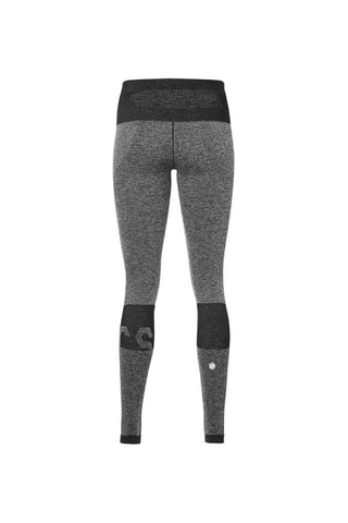 Leggings Seamless Tight Women - Grigio melange e nero