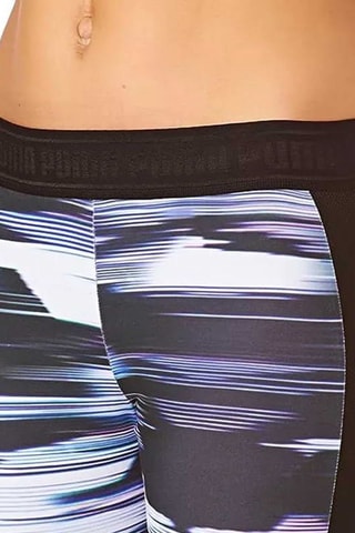 Leggings Evo Blurred Legging - Blu e nero