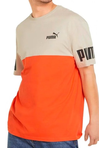 T-shirt FD Power - Beige e arancione