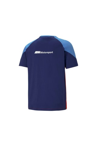 T-shirt Motosport - Celeste e rosso