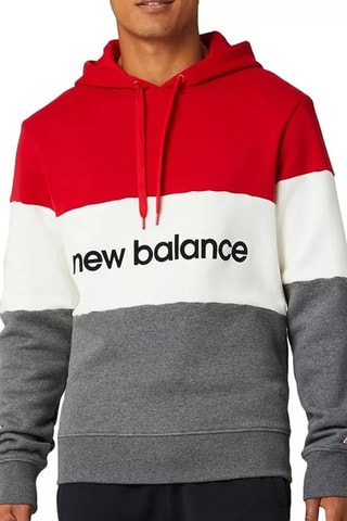 Felpa con cappuccio Athletics Stadium - Rosso e grigio