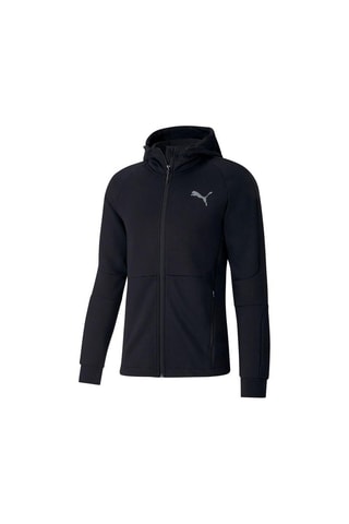 Felpa con cappuccio Evostripe - Nero