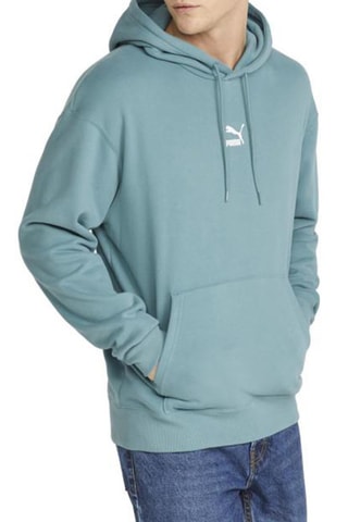 Felpa con cappuccio Puma FD Classic Relaxed TR - Blu-verde