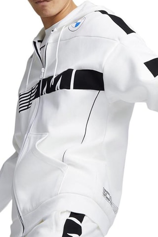 Felpa con cappuccio Puma X BMW - Bianco