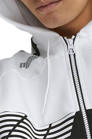 Felpa con cappuccio Puma X BMW - Bianco