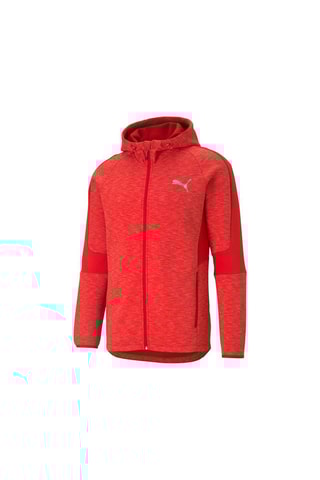 Felpa con cappuccio Evo FZ - Rosso