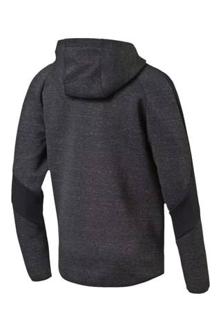 Felpa con cappuccio Fd Evolutripe - Nero melange